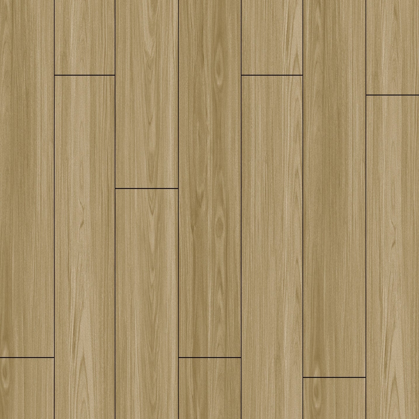 Wooden flooring with a natural finish