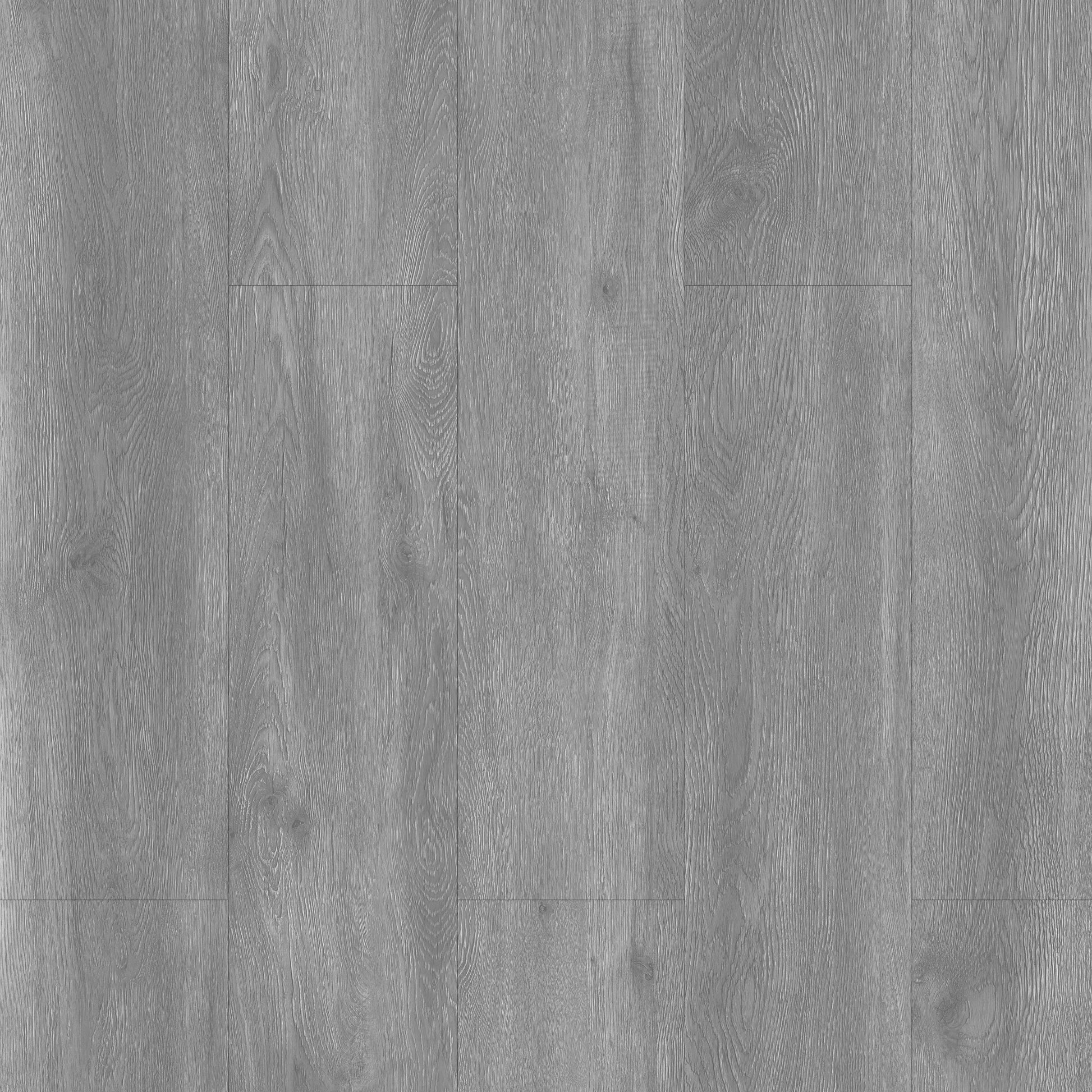 Close-up of gray wood-patterned flooring
