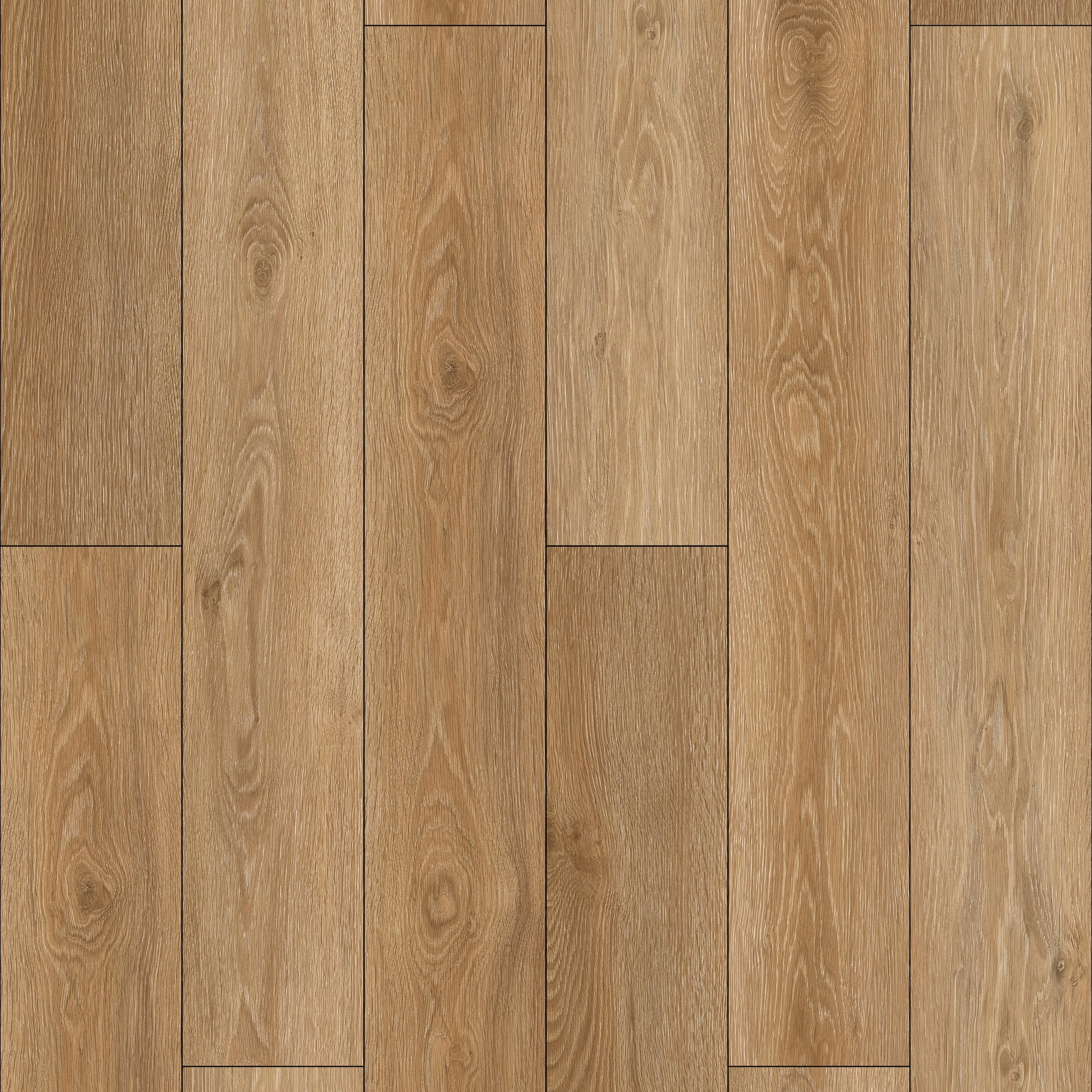 Wooden flooring with a natural brown finish