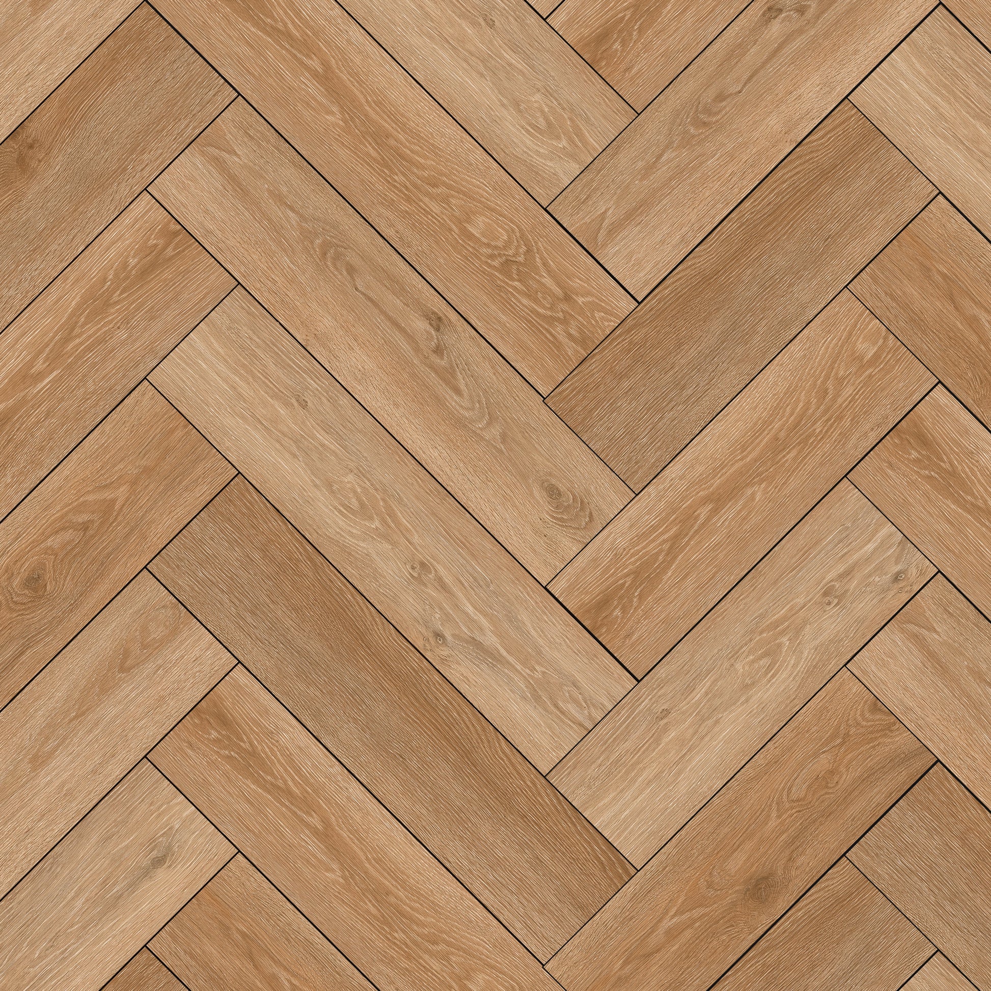 Wooden flooring with herringbone pattern