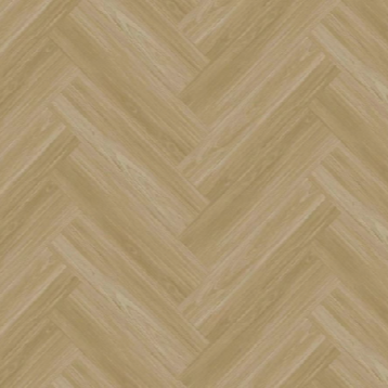 Beige herringbone pattern on a wooden surface